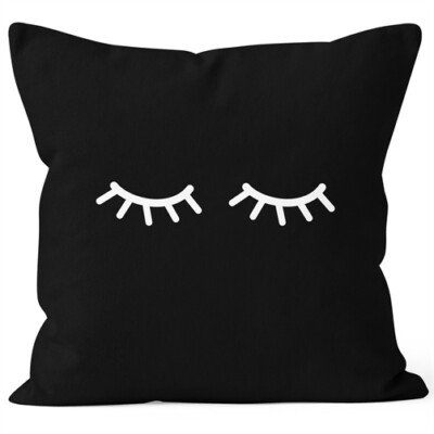 MoonWorks® Tasse 'Schlafende Augen' Mit Wimpern | 325ml Keramik | Schwarz | Lustig Für Morgenmuffel & Langschläfer