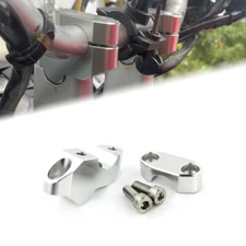 22mm 7/8" Offset Handlebar Clamp Riser Fit For Honda Grom MSX125 ST1100 CRF125F