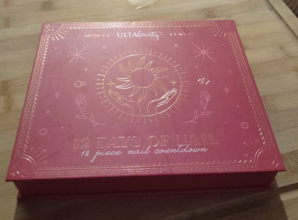 Ulta Beauty pink 12 Days Of Nail 12 Piece Nail Countdown advent calendar,  new | eBay