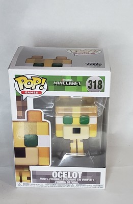 Funko POP! Games Minecraft #318 ''Ocelot'' Vinyl Figure *Vaulted/Retired* New Case