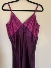 Mango dress M purple pink stretchy