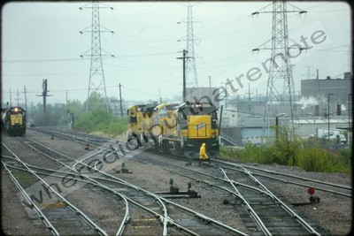 Original Dia Chicago & NorthWestern CNW 8518 GE C40-8 8-94 Proviso Ill