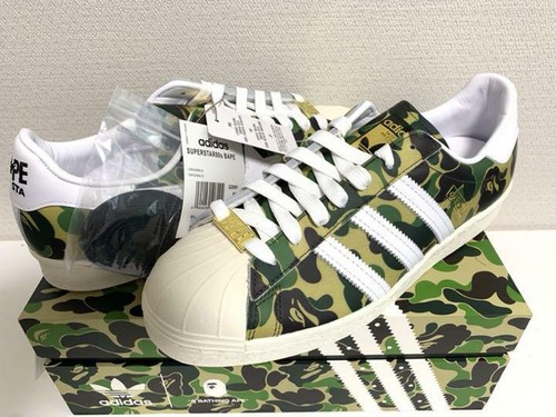 Bape x Adidas Superstar 80s Abc Camo M1 