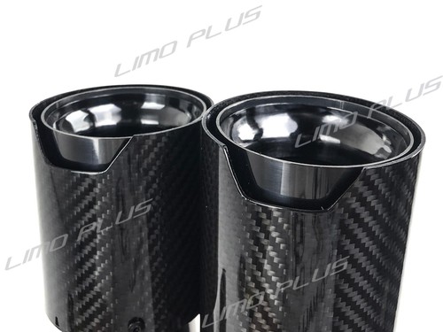 Carbon Fiber Exhaust Tips For BMW G30 530i 540i M Sport Muffler Pipes 2017-2023 - Picture 9 of 10