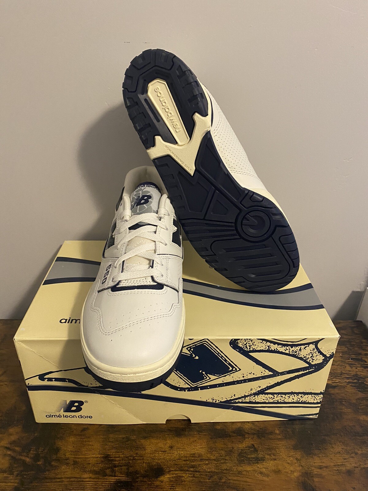 New Balance x Aime Leon Dore 550 Navy - Men’s 9.5, DS image 5
