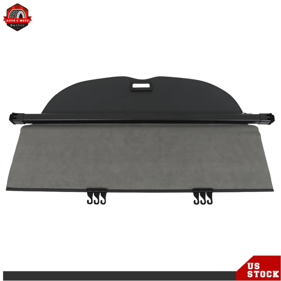 For 2015-2017 2018 Nissan Murano Retractable Rear Trunk Cargo Cover Shade Area - Image 2 of 4