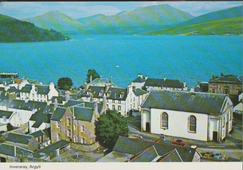 Vintage Unposted Postcard "Inveraray, Argyll"