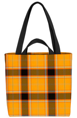 Retro Plaid Karo Gelb kariert Tasche holzfäller schottisch mustern