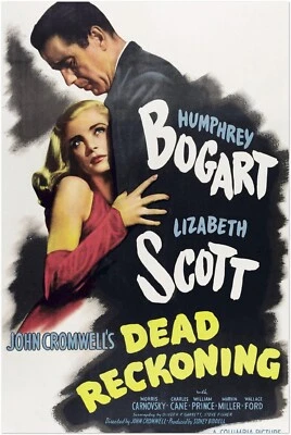 Dead Reckoning - Vintage Movie Poster - Film Noir