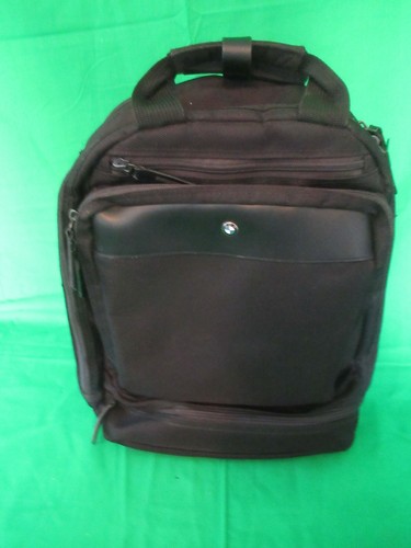 Genuine BMW RN 106220 Ballistic Nylon Backpack Black Nice Condition - Foto 5 di 13