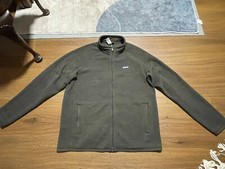 Patagonia Better Sweater Fleece Zip Up Jacket Size XL Greenish/Gray