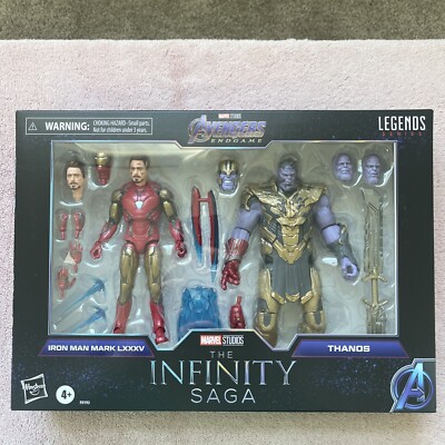 Marvel Legends Avengers The Infinity Saga IRON MAN MARK 85 & THANOS 2-Pack NEW