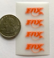 FOX Shocks MICRO DIE-CUT  Decal Sticker   4 PCS   Offroad RC Truck NEW