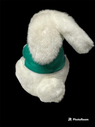 14" Vintage White Easter Bunny Rabbit - Peter Cottontail - Plush Stuffed Animal - Picture 3 of 5