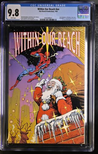 Within Our Reach CGC 9.8 1991 4345586021 Spider-Man-Père Noël Star Reach Key - Photo 1/2