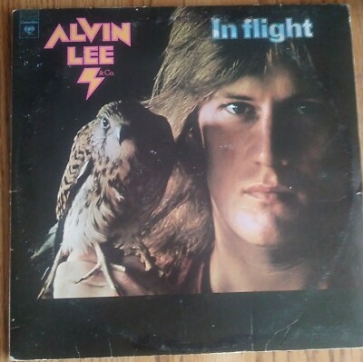 ALVIN LEE - IN FLIGHT - 1974 COLUMBIA RECORDS 2XLP SET - (G+/VG)