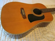 Aria Aw600 Acoustic Guitar - Solid Top Made In Korea 1988 - Rare