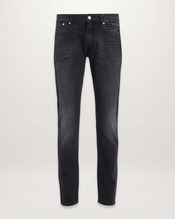 Belstaff Mens Longton Slim Jeans Washed Black W28  L33 RRP £120