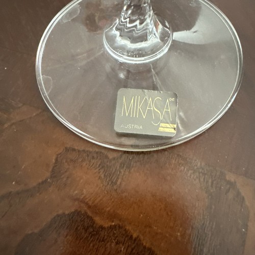 Mikasa Austria Waverly Twist Stiel groß Margarita Martini Dessert Kompott 6 3/4" - Bild 2 von 4
