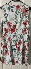 ALYX Dress Women's Size 18 Sheath Sleeveless Floral Lilly Pattern Stretchy NEWwt