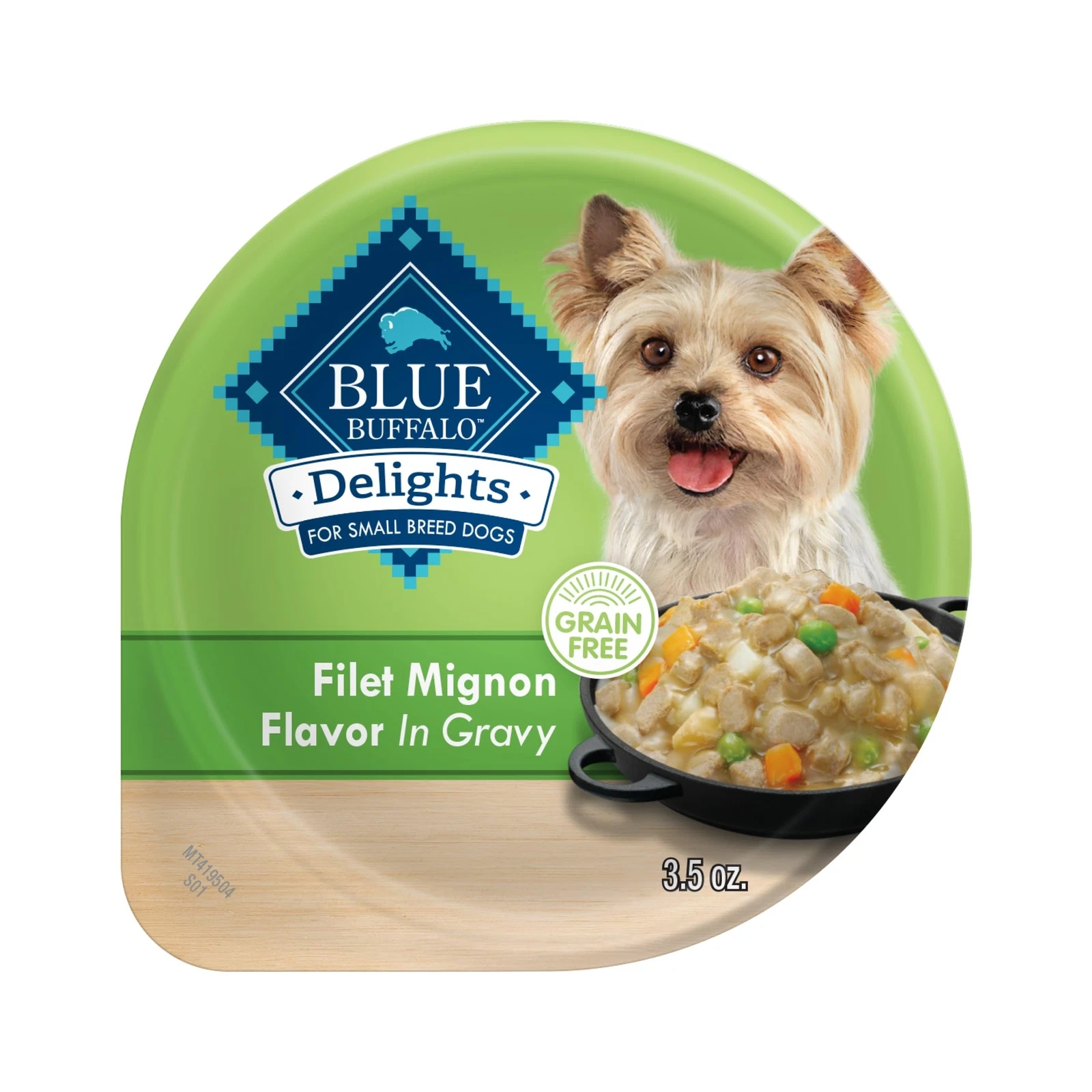 Blue Buffalo Divine Delights Filet Mignon Wet Dog Food for Small Breeds 12 Cups