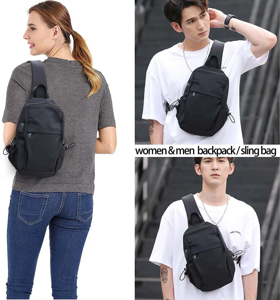 Small shop crossbody backpack