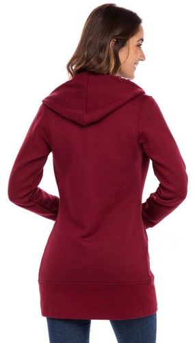Women's Casual Zip Up Long Hoodies Coat Pocket Jacket & Sweatshirt Outerwear Dre - 第 24/37 張圖片
