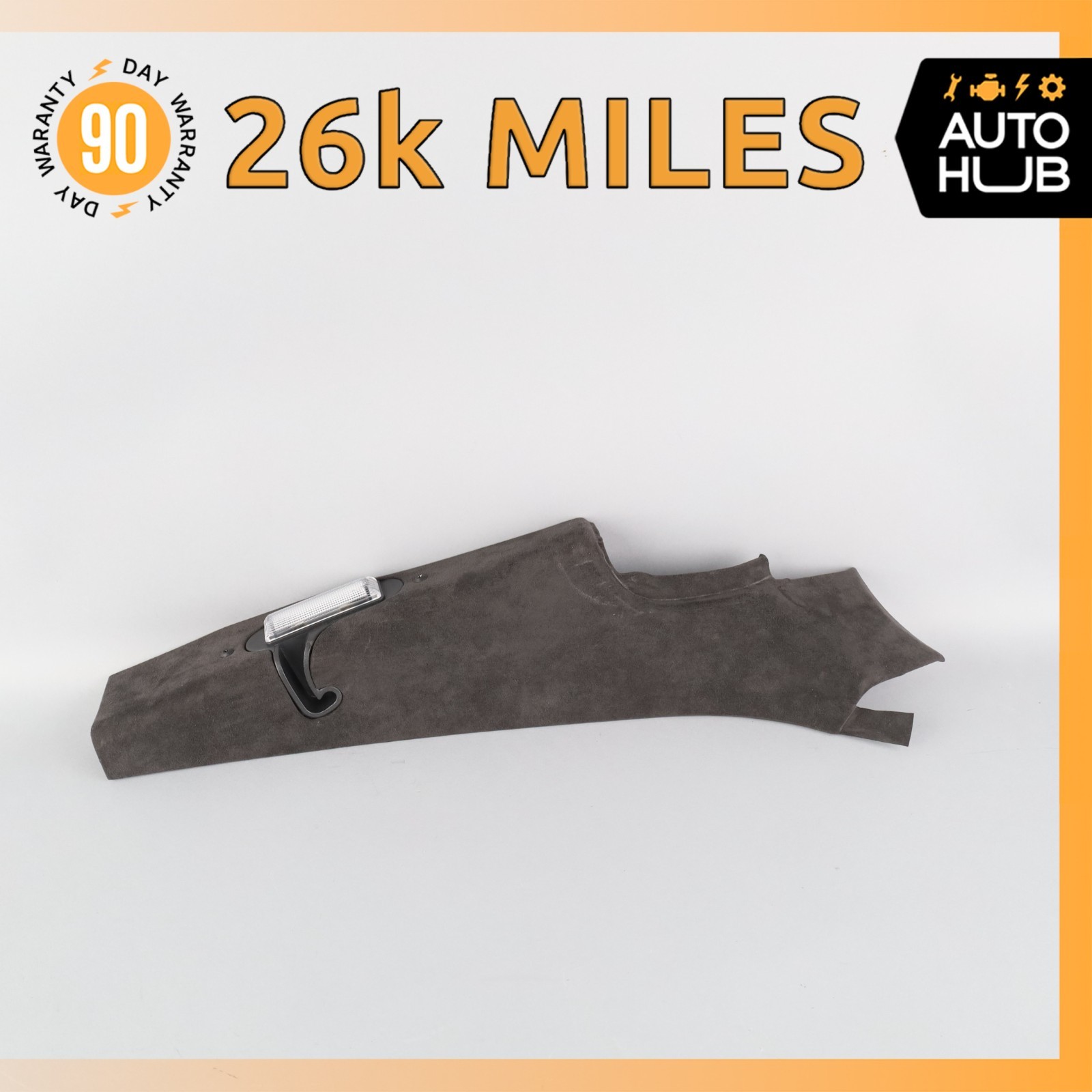08-17 Aston Martin V8 Vantage Coupe Rear Right Side Lower C Pillar Suede OEM 26k