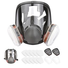 Gas Mask 15 in 1 Full Face Chemical Spray Painting Respirator Vapour 6800 Safety