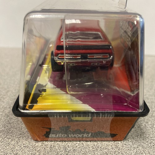 AUTO WORLD 71 DODGE CHALLENGER XTRACTION HO SLOT RELEASE 9 DODGE FEVER #52 ROT - Bild 3 von 6