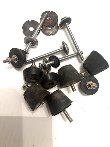 SONY TC-366 REEL TO REEL - FEET LOT AND CASE SCREWS