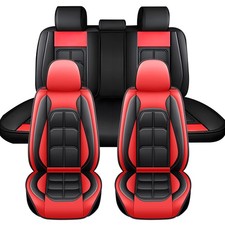 For Nissan Car Seat Cover Full Set 5-seats Leather Front Rear Protector Cushion