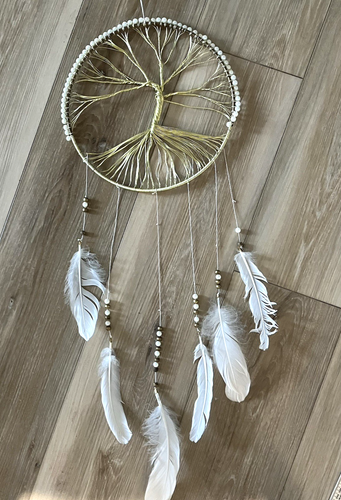 Tree of Life Dream Catcher 10" Small Dream Catcher 6" Wall Hanging Bohemian Set - Picture 11 of 19