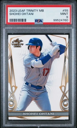 Shohei Ohtani 2023 Leaf Trinity #55 PSA 9