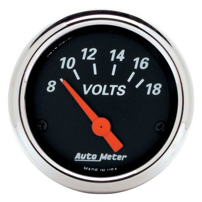 AUTOMETER 2-1/16 D/B Voltmeter Gauge 8-18- 1483