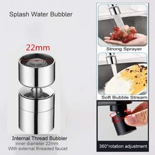 Brass New 2 Mode Washbasin Faucet Nozzle 360° Rotary Splashback Faucet Aerator K