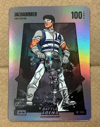 2026 Bo Jackson Battle Arena JACHAMMER Jac Caglianone Silver Battlefoil Steel RC