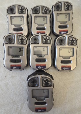 Lot of 7 RAE Systems ToxiRAE 3 CO Gas Monitors - PGM-1700 - Tested