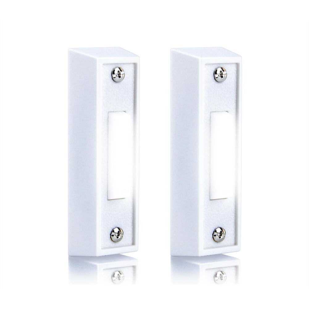 2-Pack LED Lighted Doorbell Button, Wired Push Button Replacement with High4961