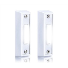 2-Pack LED Lighted Doorbell Button, Wired Push Button Replacement with High4961