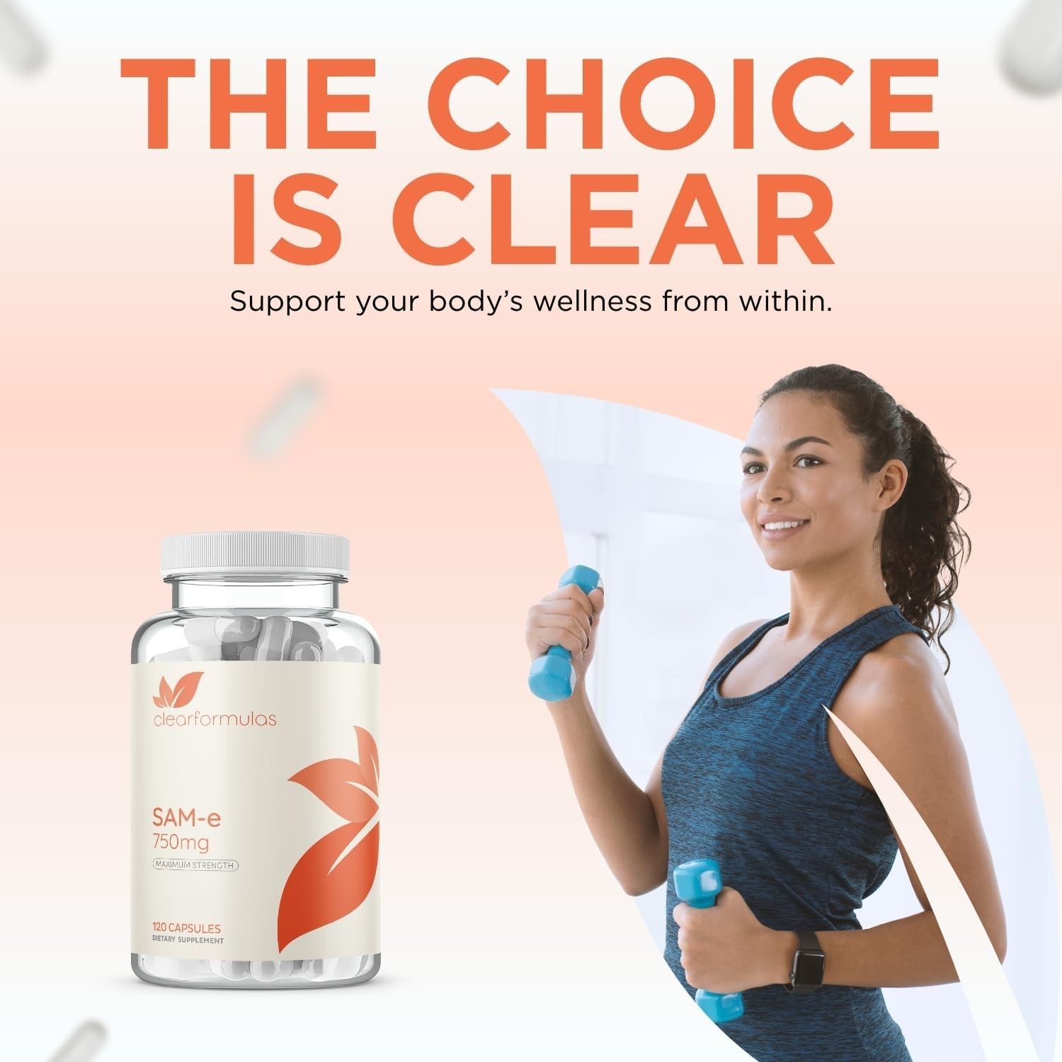 Bioactive SAM-e 750mg - High Strength SAM-e Supplement with Biologically Acti...