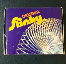 Original Slinky Vintage Toy. Still Unopened. Walking Spring Toy. James Industrie