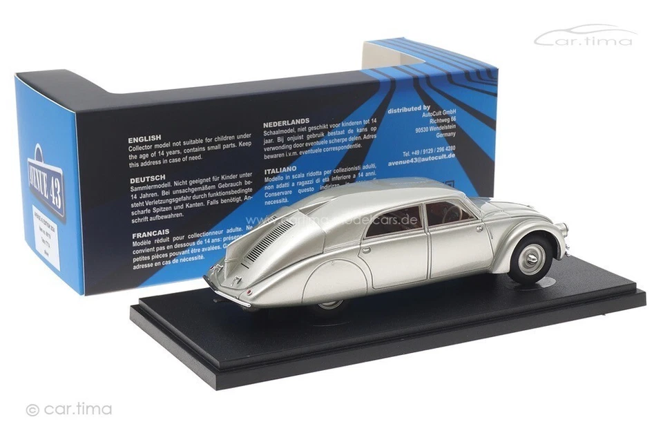 AVN60119 - Tatra T77A Argent - Tchécoslovaquie - 1935 au 1/43 de Avenue 43 Foto 2 de 4