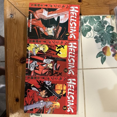 Hellsing Manga Vol. 1-3 Dark Horse *check description* 