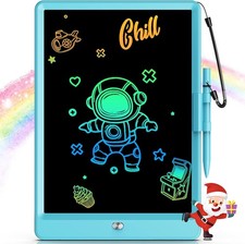 Durable Blue LCD Drawing Pad - 10-Inch Doodle Board Ideal for Young Creatives