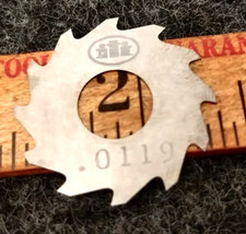 Internal Tool  Carbide Saw .0119" x 1" x 3/8" slitting saw 12 teeth