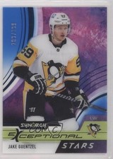 2021 Upper Deck Synergy Exceptional Stars Blue 289/299 Jake Guentzel #ES-GU hk5