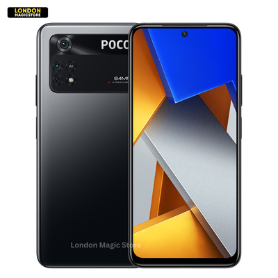 Xiaomi Poco M4 Pro 256GB Schwarz Dual SIM 6GB RAM entsperrt Smartphone makellos A++