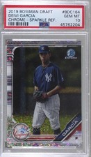 2019 Bowman Draft Chrome Sparkles Refractor Deivi Garcia PSA 10 GEM MT 02rw