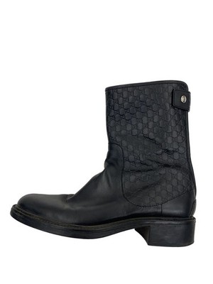 Womens GUCCI GUCCI Boots 37 BLK Leather 494517